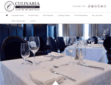 Tablet Screenshot of culinaria.ca